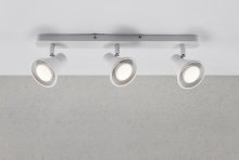 Takspotlight Eik 3 spots Vit Nordlux